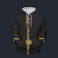 Modetrail American Civil War- Union Army- Cavalry Trooper Zip Hoodie Costume, American Costume S-5XL US Size, Gift For Him