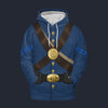 Modetrail American Civil War Uniforms Corporal Hoodie Costume, American Costume S-5XL US Size, Gift For Him