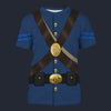 Modetrail American Civil War Uniforms Corporal T-shirt Costume, American Costume S-5XL US Size, Gift For Him