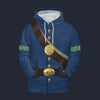 Modetrail American Civil War Uniforms Hospital Stewart Fleece Hoodie Costume, American Costume S-5XL US Size, Gift For Him