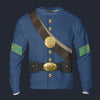 Modetrail American Civil War Uniforms Hospital Stewart Long Sleeves Costume, American Costume S-5XL US Size, Gift For Him