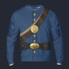 Modetrail American Civil War Uniforms Pioneer Long Sleeves Costume, American Costume S-5XL US Size, Gift For Him