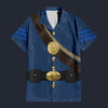 Modetrail American Civil War Uniforms Sergeant Hawaiian Shirt Costume, American Costume S-5XL US Size, Unisex Button Down Shirt