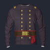Modetrail American Civil War- Union Army- Major- Infantry Long Sleeves Costume, American Costume S-5XL US Size, Gift For Him