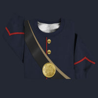 Modetrail American Civil War Union Artillery Corporal Sweater Costume, American Costume S-5XL US Size, Gift For Him