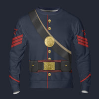 Modetrail American Civil War Union Artillery Ordnance Sergt Long Sleeves Costume, American Costume S-5XL US Size, Gift For Him