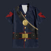 Modetrail American Civil War Union Artillery Quartermaster Sergeant Hawaiian Shirt Costume, American Costume S-5XL US Size, Unisex Button Down Shirt