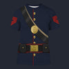 Modetrail American Civil War Union Artillery Quartermaster Sergeant T-shirt Costume, American Costume S-5XL US Size, Gift For Him