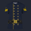 Modetrail American Civil War Union Cavalry Ordnance Sergt T-shirt Costume, American Costume S-5XL US Size, Gift For Him