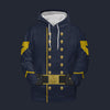 Modetrail American Civil War Union Cavalry Quartermaster Sergeant Hoodie Costume, American Costume S-5XL US Size, Gift For Him