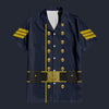 Modetrail American Civil War Union Cavalry Sergeant Hawaiian Shirt Costume, American Costume S-5XL US Size, Unisex Button Down Shirt