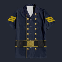 Modetrail American Civil War Union Cavalry Sergeant Hawaiian Shirt Costume, American Costume S-5XL US Size, Unisex Button Down Shirt