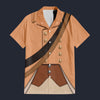 Modetrail American Colonial Militia-1776 Hawaiian Shirt Costume, American Costume S-5XL US Size, Unisex Button Down Shirt