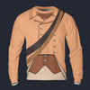 Modetrail American Colonial Militia-1776 Long Sleeves Costume, American Costume S-5XL US Size, Gift For Him