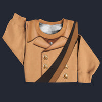 Modetrail American Colonial Militia-1776 Sweater Costume, American Costume S-5XL US Size, Gift For Him