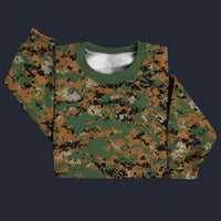 Modetrail American Digital Woodland Camo Sweater Costume, Military Costume S-5XL US Size, Gift For Him