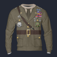 Modetrail American Douglas MacArthur Long Sleeves Costume, American Costume S-5XL US Size, Gift For Him