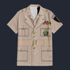 Modetrail American Dwight D. Eisenhower General Of The Army Hawaiian Shirt Costume, American Costume S-5XL US Size, Unisex Button Down Shirt