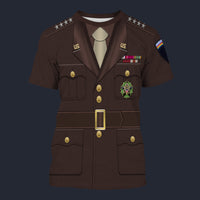 Modetrail American Dwight D. Eisenhower T-shirt Costume, American Costume S-5XL US Size, Gift For Him