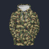 Modetrail American ERDL Highland Camo Tracksuit Costume Hoodie Sweatshirt T-Shirt Sweatpants, Military Costume S-5XL US Size