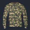 Modetrail American ERDL Highland Camo Tracksuit Costume Hoodie Sweatshirt T-Shirt Sweatpants, Military Costume S-5XL US Size