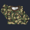Modetrail American ERDL Highland Camo Tracksuit Costume Hoodie Sweatshirt T-Shirt Sweatpants, Military Costume S-5XL US Size