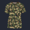 Modetrail American ERDL Highland Camo T-shirt Costume, Military Costume S-5XL US Size, Gift For Him