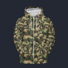 Modetrail American ERDL Highland Camo Tracksuit Costume Hoodie Sweatshirt T-Shirt Sweatpants, Military Costume S-5XL US Size