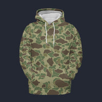 Modetrail American Frog Skin Jungle Camo Fleece Hoodie Costume, Military Costume S-5XL US Size, Gift For Him