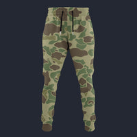 Modetrail American Frog Skin Jungle Camo Sweatpants Costume, Military Costume S-5XL US Size, Gift For Him