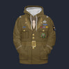 Modetrail American General WWII Hoodie Costume, American Costume S-5XL US Size, Gift For Him