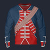 Modetrail American George Washington In Uniform As Colonel Long Sleeves Costume, American Costume S-5XL US Size, Gift For Him