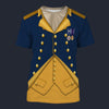 Modetrail American George Washington T-shirt Costume, American Costume S-5XL US Size, Gift For Him