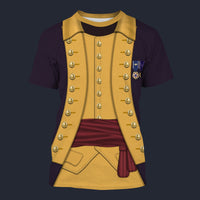 Modetrail American George Washington Set 3 T-shirt Costume, American Costume S-5XL US Size, Gift For Him