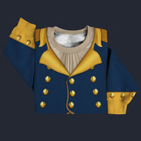 Modetrail American George Washington Sweater Costume, American Costume S-5XL US Size, Gift For Him