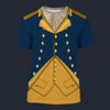 Modetrail American George Washington T-shirt Costume, American Costume S-5XL US Size, Gift For Him