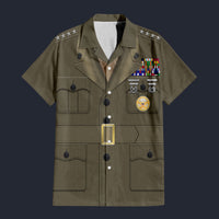 Modetrail American James Mattis Hawaiian Shirt Costume, American Costume S-5XL US Size, Unisex Button Down Shirt
