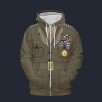 Modetrail American James Mattis Zip Hoodie Costume, American Costume S-5XL US Size, Gift For Him