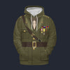Modetrail American John J. Pershing Fleece Hoodie Costume, American Costume S-5XL US Size, Gift For Him