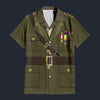 Modetrail American John J. Pershing Hawaiian Shirt Costume, American Costume S-5XL US Size, Unisex Button Down Shirt