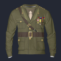 Modetrail American John J. Pershing Long Sleeves Costume, American Costume S-5XL US Size, Gift For Him