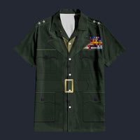 Modetrail American Lt. General Lewis B. (Chesty) Puller Hawaiian Shirt Costume, American Costume S-5XL US Size, Unisex Button Down Shirt