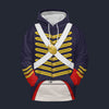 Modetrail American Marine Uniform 1810-1815 Fleece Hoodie Costume, American Costume S-5XL US Size, Gift For Him