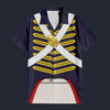 Modetrail American Marine Uniform 1810-1815 Hawaiian Shirt Costume, American Costume S-5XL US Size, Unisex Button Down Shirt