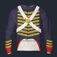 Modetrail American Marine Uniform 1810-1815 Long Sleeves Costume, American Costume S-5XL US Size, Gift For Him