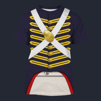 Modetrail American Marine Uniform 1810-1815 T-shirt Costume, American Costume S-5XL US Size, Gift For Him