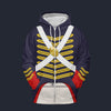 Modetrail American Marine Uniform 1810-1815 Zip Hoodie Costume, American Costume S-5XL US Size, Gift For Him