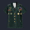 Modetrail American Norman Schwarzkopf Hawaiian Shirt Costume, American Costume S-5XL US Size, Unisex Button Down Shirt