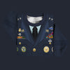 Modetrail American Norman Schwarzkopf Set 2 Tracksuit Costume Hoodie Sweatshirt T-Shirt Sweatpants, American Costume S-5XL US Size