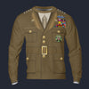 Modetrail American Omar Bradley Long Sleeves Costume, American Costume S-5XL US Size, Gift For Him